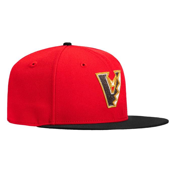 ニューエラ New Era 【 59Fifty Arizona Diamondbacks Upside Down Hat Men Red / Black / Metallic Gold 】 アリゾナ ダイヤモンドバックス ダウン メンズ Red 赤・レッド 黒色 ブラック ゴールド