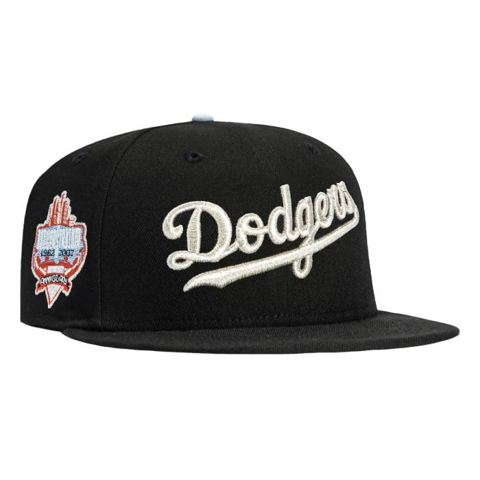 ニューエラ New Era 【 59Fifty Behind The Wheel Los Angeles Dodgers 40Th Anniversary Stadium Patch Script Hat Men Black / Metallic Silver 】 ドジャース スタジアム スクリプト メンズ 黒色 ブラック Silver 銀色・シルバー｜スニケス