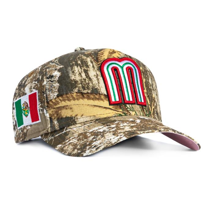 ニューエラ New Era 【 9Forty A-Frame Mexico World Baseball Classic Mexico Flag Patch Snapback Pink Uv Hat Men Real Tree Camo 】 メキシコ ベースボール クラシック Snapback スナップバック バッグ pink ピンク メンズ レア|スニケス