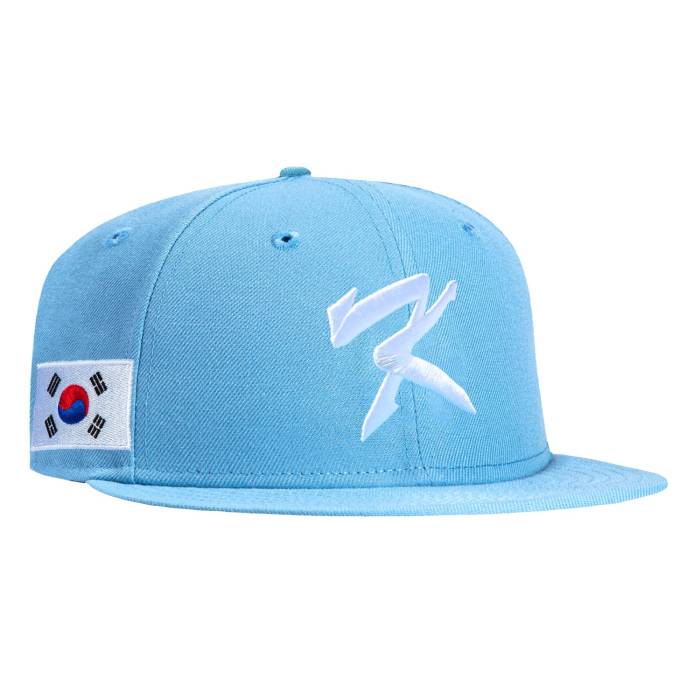 【★百貨店SALE★6/11真夜中2時迄】ニュー内鰓 New Era 【 59Fifty Korea 2026 World Baseball Classic Korea Flag Patch Hat Men Light Blue 】 野球 古典派音楽 メンズ 青碧 青碧