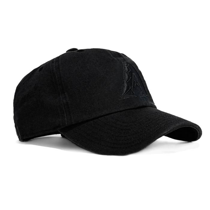フォーティーセブンブランド 47 Brand 【 Arizona Diamondbacks A Adjustable Cleanup Hat Men Black On Black 】 アリゾナ ダイヤモンドバックス メンズ 黒色 ブラック