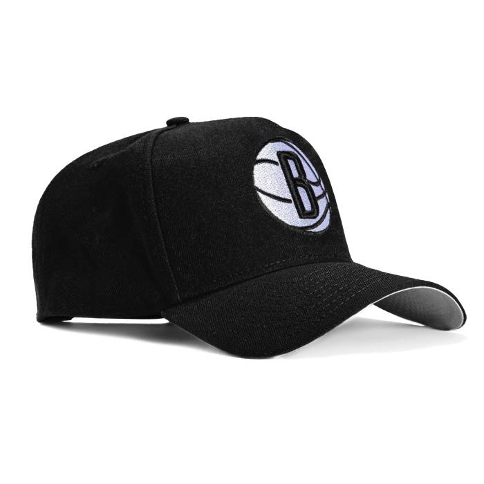 ニュー内鰓 New Era 【 9Forty A-Frame Brooklyn Nets Snapback Otc Hat Men Black 】 ブルックリン ネッツ Snapback スナップバック 御徒面子 メンズ 黒いこと 黒いこと