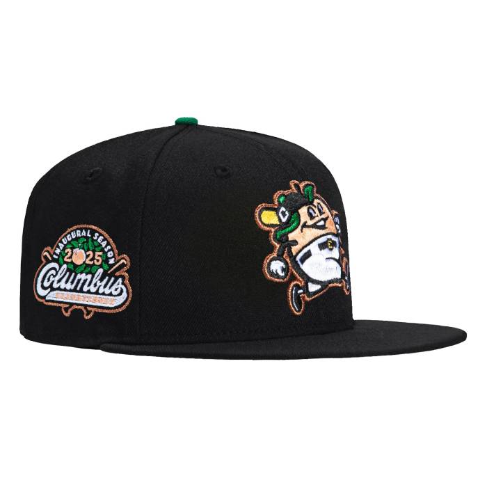 ニューエラ New Era 【 59Fifty Columbus Clingstones 2025 Inaugural Season Patch Bp Hat Men Black 】 コロンバス メンズ 黒色 ブラック