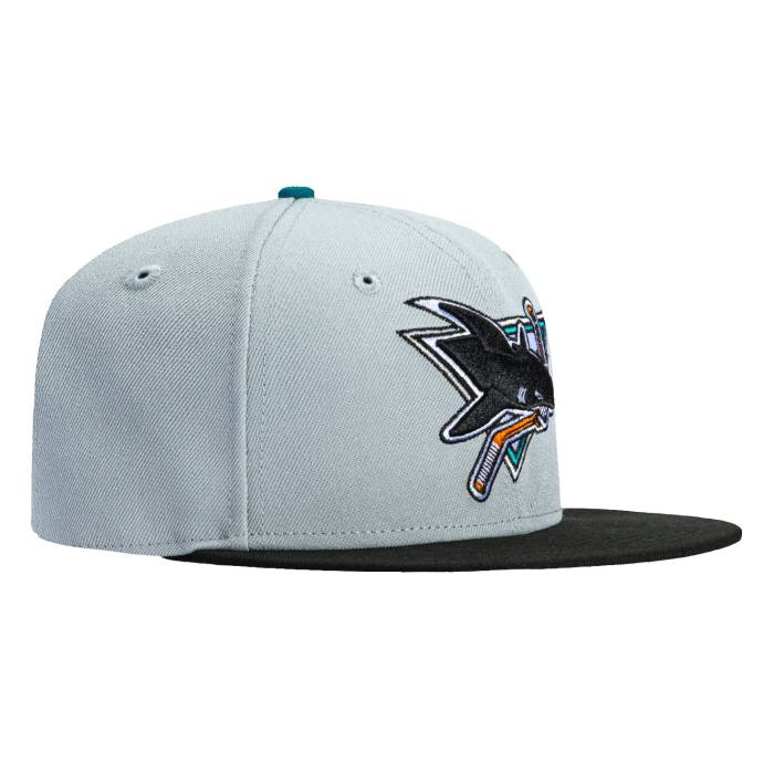 ニューエラ New Era 【 59Fifty San Jose Sharks 1991 Hat Men Grey / Black 】 シャークス メンズ 灰色 グレー 黒色 ブラック｜スニケス
