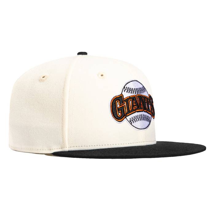 ニューエラ New Era 【 59Fifty San Francisco Giants 1993 Logo Hat Men White / Black 】 ジャイアンツ ロゴ メンズ 白色 ホワイト 黒色 ブラック