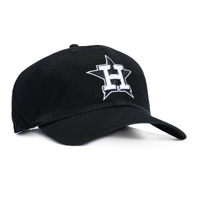 フォーティーセブンブランド 47 Brand 【 Cleanup Houston Astros Adjustable Hat Men Black / White 】 ヒューストン アストロズ メンズ 黒いこと 黒いこと 白いこと 白いこと
