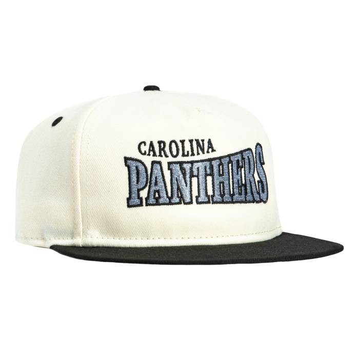 ニュー内鰓 New Era 【 19Twenty Panther Carolina Panthers Word Snapback Hat Men White / Black 】 カロライナ パンサーズ Snapback スナップバック 御徒面子 メンズ 白いこと 白いこと 黒いこと 黒いこと