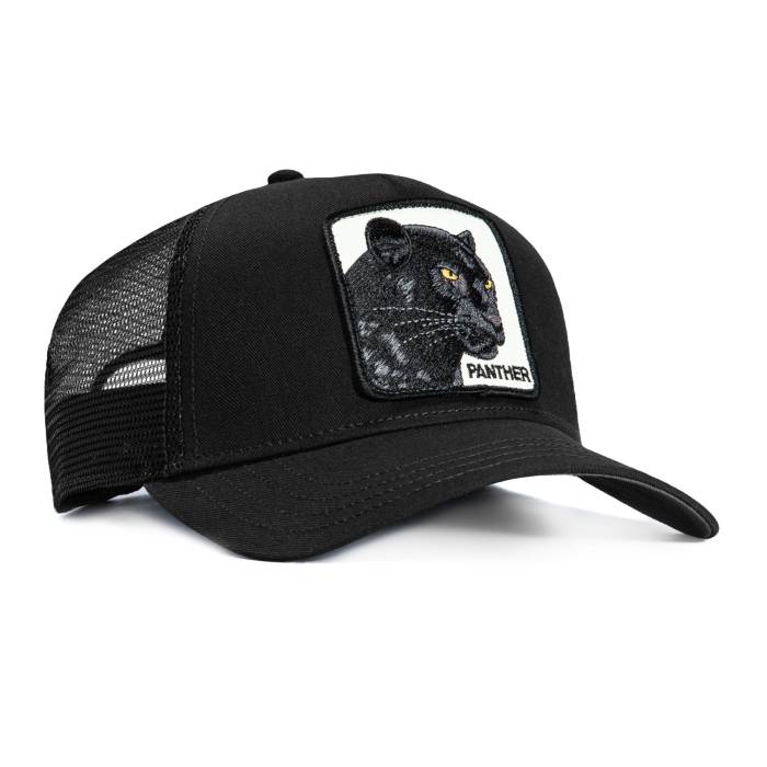 Goorin Bros 【 Panther Adjustable Snapback Trucker Hat Men Black 】 Snapback スナップバック 御徒面子 トラッカー メンズ 黒いこと 黒いこと