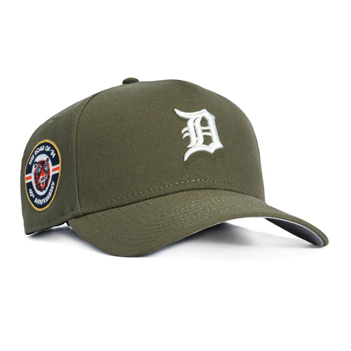 ニューエラ New Era 【 9Forty A-Frame Detroit Tigers 1984 World Series Patch Snapback Hat Men Olive / Ivy 】 デトロイト タイガース シリーズ Snapback スナップバック バッグ メンズ olive オリーブ｜スニケス