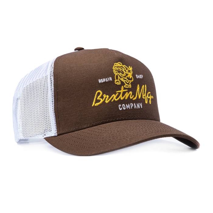 ブリクストン Brixton 【 Tolman C Mp Snapback Trucker Hat Men Brown 】 Snapback スナップバック バッグ トラッカー メンズ 茶色 ブラウン