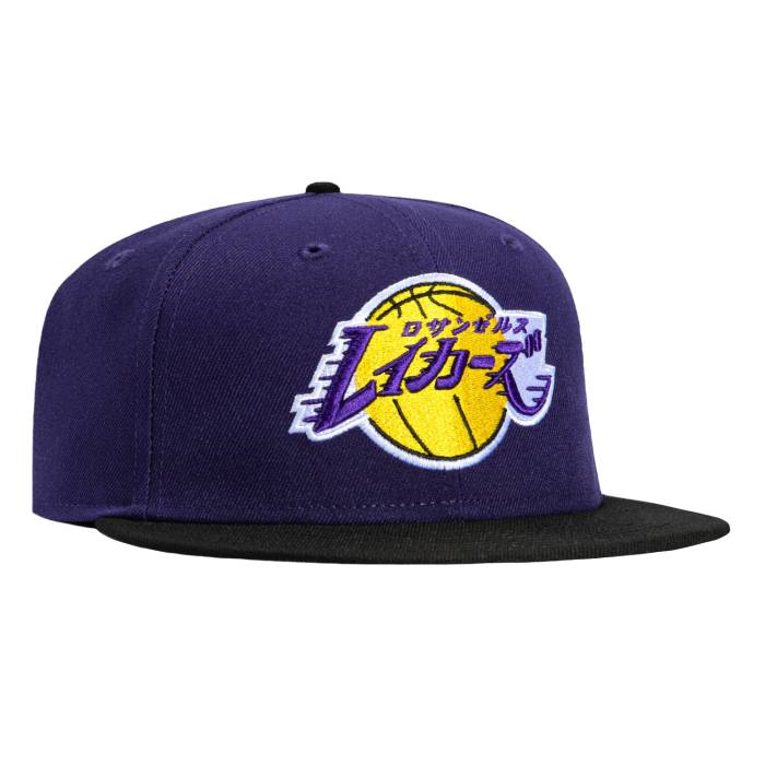 ニューエラ New Era 【 59Fifty Los Angeles Lakers Hyperfly Hat Men Purple / Black 】 Lakers レイカーズ メンズ Purple 紫・パープル 黒色 ブラック｜スニケス