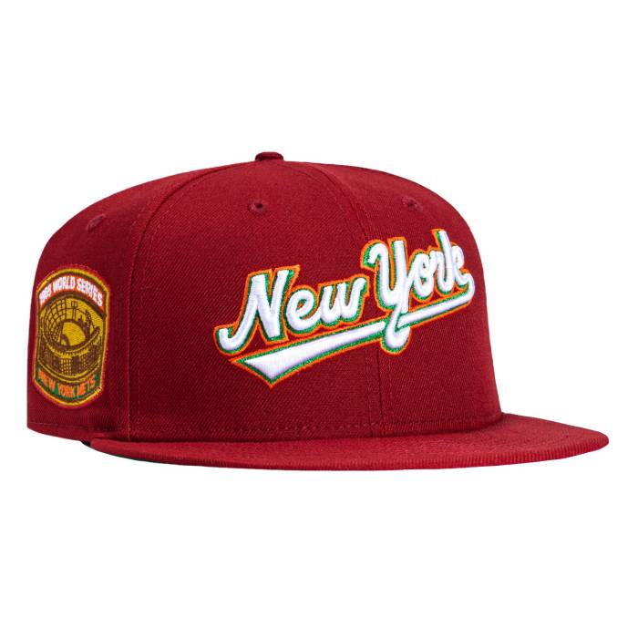 【★百貨店SALE★6/11十二時2時迄】ニュー内鰓 New Era 【 59Fifty Holiday Party New York Mets 1969 World Series Patch Hat Men Brick Red 】 メッツ つづき物 メンズ Red 赤・赤いこと