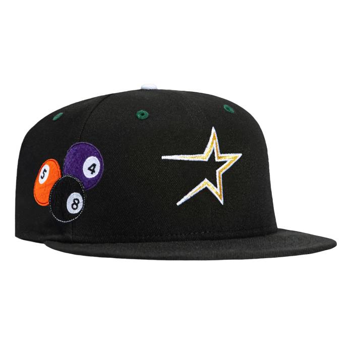 【★百貨店SALE★6/11十二時2時迄】ニュー内鰓 New Era 【 59Fifty 8-Ball Houston Astros 1997 Hat Men Black 】 ヒューストン アストロズ メンズ 黒いこと 黒いこと