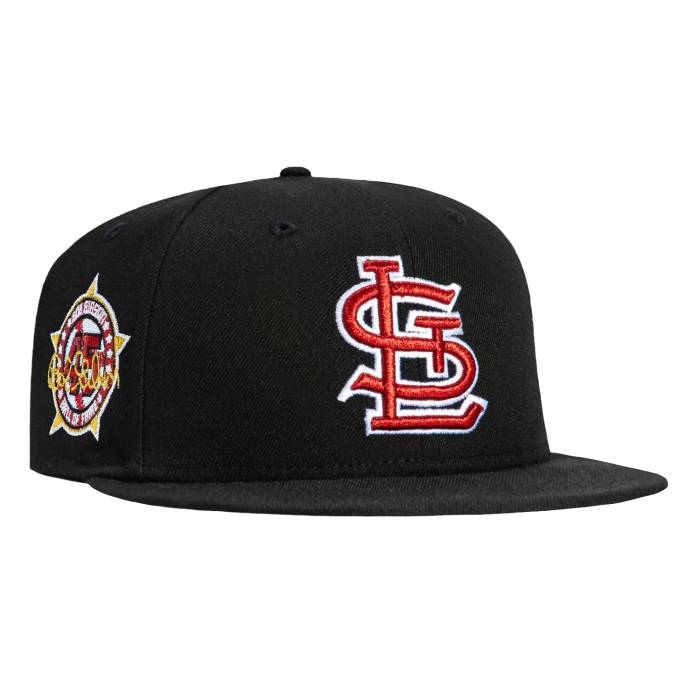 ニューエラ New Era 【 59Fifty Hall Of Fame St Louis Cardinals Bob Gibson Patch Hat Men Black 】 カージナルス メンズ 黒色 ブラック｜スニケス