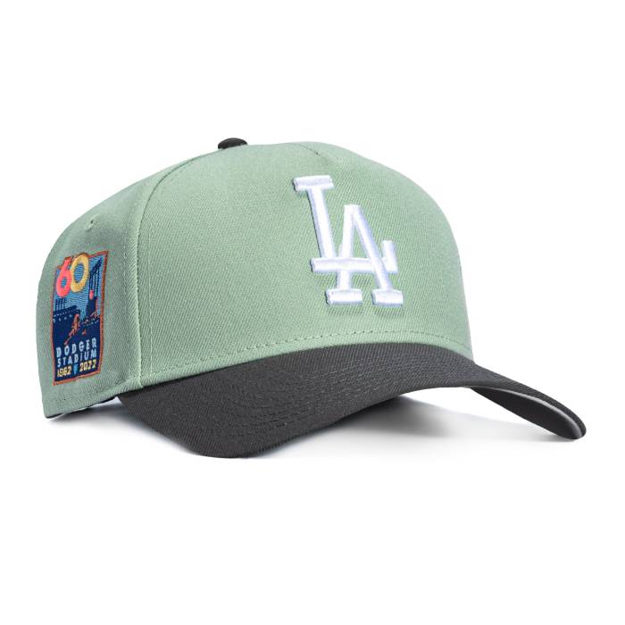 ニューエラ New Era 【 9Forty A-Frame Los Angeles Dodgers 60Th Anniversary Stadium Patch Snapback Hat Men Everest / Graphite 】 ドジャース スタジアム Snapback スナップバック バッグ メンズ