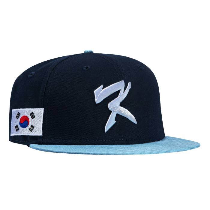 ニューエラ New Era 【 59Fifty Korea 2026 World Baseball Classic Korea Flag Patch On-Field Hat Men Navy / Light Blue 】 ベースボール クラシック メンズ 紺色 ネイビー 青色 ブルー|スニケス