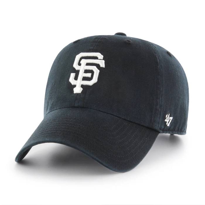 フォーティーセブンブランド 47 Brand 【 San Francisco Giants Adjustable Clean Up Hat Men Black / White 】 ジャイアンツ メンズ 黒色 ブラック 白色 ホワイト｜スニケス 16,132円
