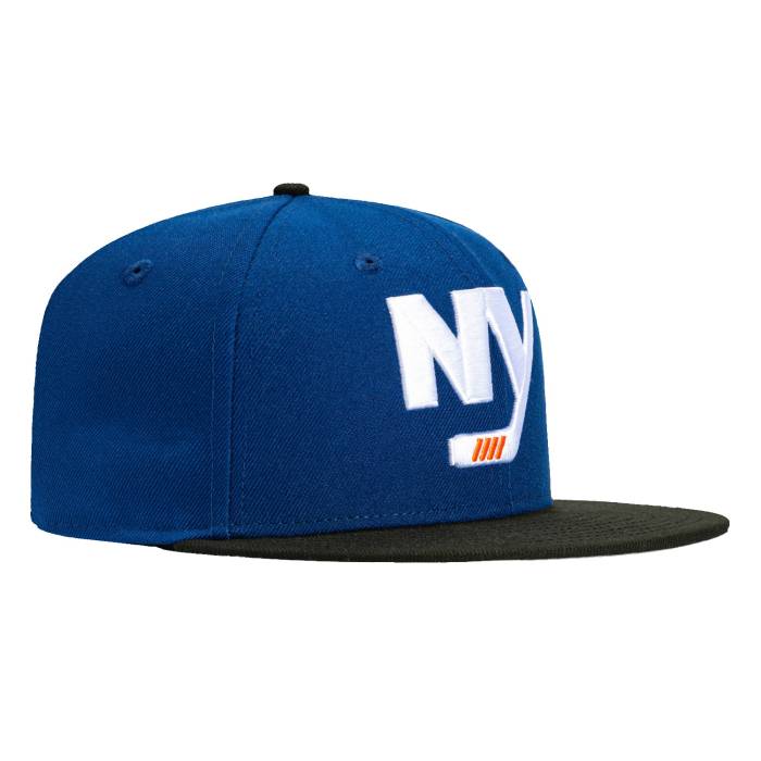 ニューエラ New Era 【 59Fifty New York Islanders Hat Men Royal / Black 】 アイランダース メンズ 黒色 ブラック