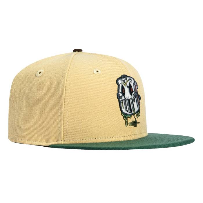 ニューエラ New Era 【 59Fifty Pbj Anthropomorphic Mask Hat Men Tan / Green 】 メンズ green 緑・グリーン｜スニケス