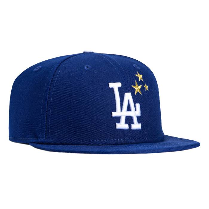 ニュー内鰓 New Era 【 59Fifty Los Angeles Dodgers 3 Stars Hat Men Royal 】 ドジャース スターズ メンズ
