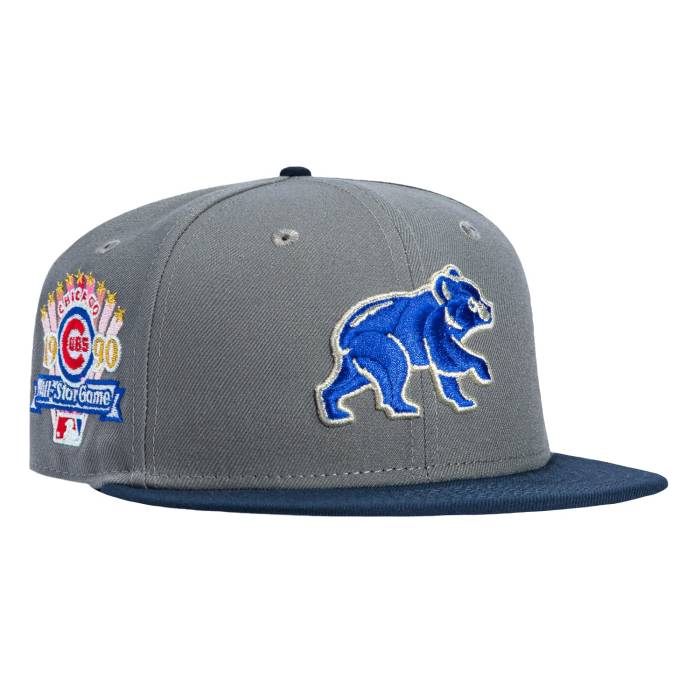 ニューエラ New Era 【 59Fifty Chicago Cubs 1990 All Star Game Patch Bp Hat Men Grey / Royal 】 シカゴ カブス Game ゲーム メンズ 灰色 グレー｜スニケス