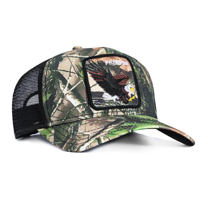 Goorin Bros 【 Camouflage Eagle Adjustable Snapback Trucker Hat Men Camo 】 Snapback スナップバック 御徒面子 トラッカー メンズ 間鴨柄