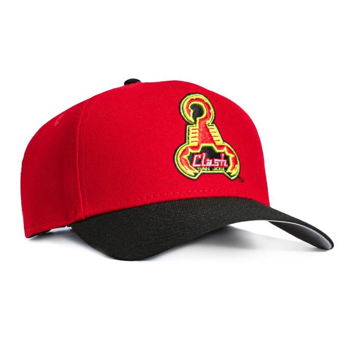 ニュー内鰓 New Era 【 9Forty A-Frame San Jose Earthquakes Clash Patch Snapback Hat Men Red / Black 】 アースクエイクス Snapback スナップバック 御徒面子 メンズ Red 赤・赤いこと 黒いこと 黒いこと