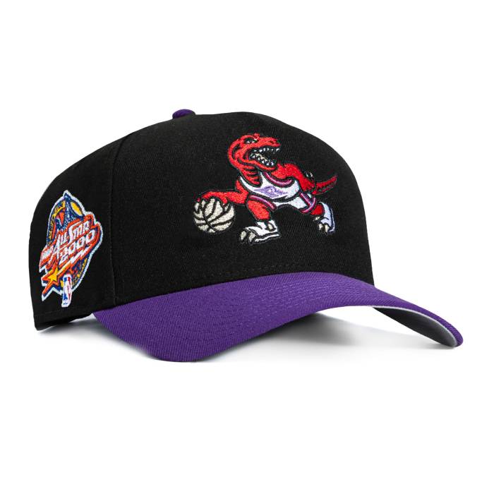 ニューエラ New Era 【 9Forty A-Frame Toronto Raptors 2000 All Star Game Patch 1995 Alternate Snapback Hat Men Black / Purple 】 トロント ラプターズ Game ゲーム Snapback スナップバック バッグ メンズ 黒色 ブラック Purpl|スニケス