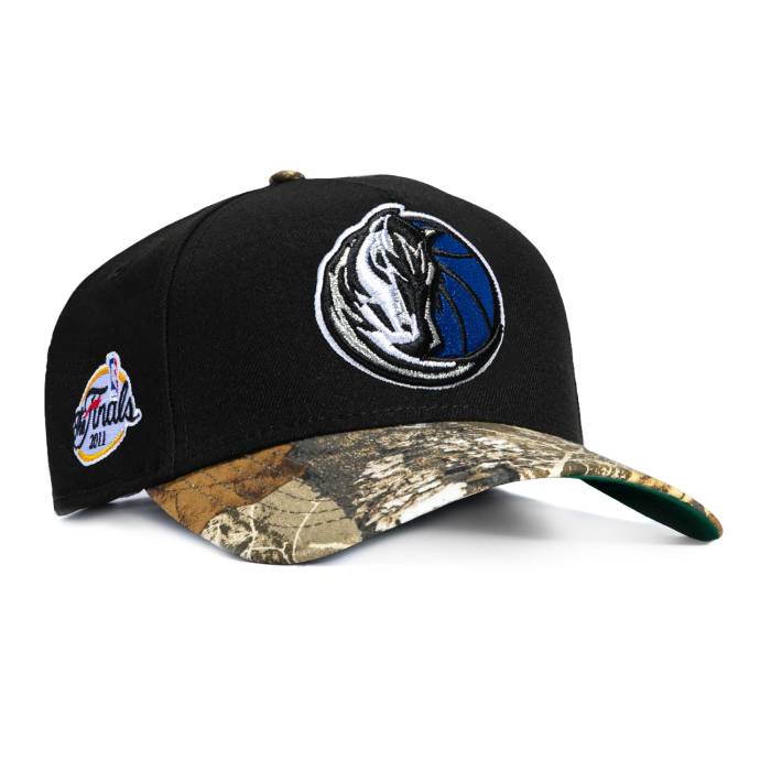 ニューエラ New Era 【 9Forty A-Frame Dallas Mavericks The Finals 2011 Patch Snapback Hat Men Black / Real Tree Camo 】 ダラス マーベリックス Snapback スナップバック バッグ メンズ 黒色 ブラック レアル カモ柄
