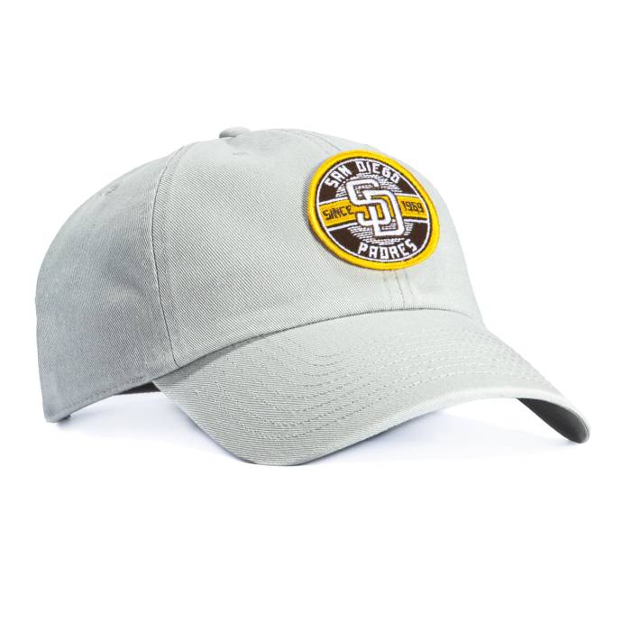 フォーティーセブンブランド 47 Brand 【 Cleanup San Diego Padres Circle Est. 1969 Patch Strapback Hat Men Grey 】 パドレス メンズ 灰色 グレー 15,768円