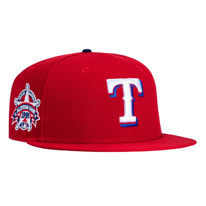 ニューエラ New Era 【 59Fifty Texas Rangers 1995 All Star Game Patch Hat Men Red 】 テキサス レンジャース Game ゲーム メンズ Red 赤・レッド｜スニケス