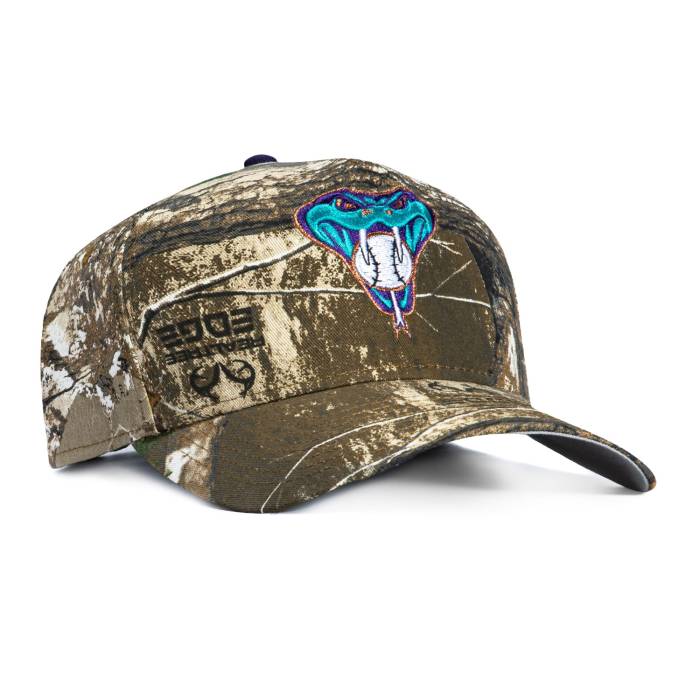 ニュー内鰓 New Era 【 9Forty A-Frame Arizona Diamondbacks Snakehead Snapback Hat Men Real Tree Camo 】 アリゾナ 金剛石バックス Snapback スナップバック 御徒面子 メンズ レアル 間鴨柄