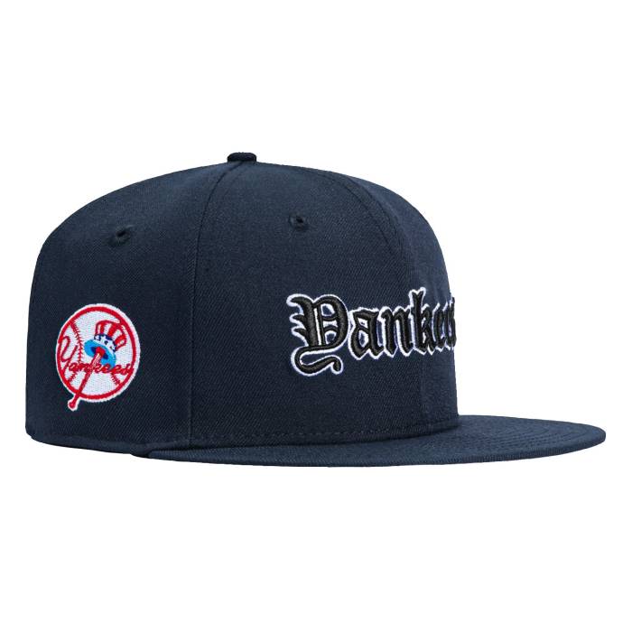 ニューエラ New Era 【 59Fifty New York Yankees Logo Patch Old English Hat Men Navy 】 ヤンキース ロゴ メンズ 紺色 ネイビー|スニケス