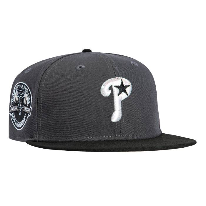 ニューエラ New Era 【 59Fifty Philadelphia Phillies 20Th Anniversary Park Patch Alternate Hat Men Graphite / Black 】 フィラデルフィア フィリーズ パーク メンズ 黒色 ブラック｜スニケス