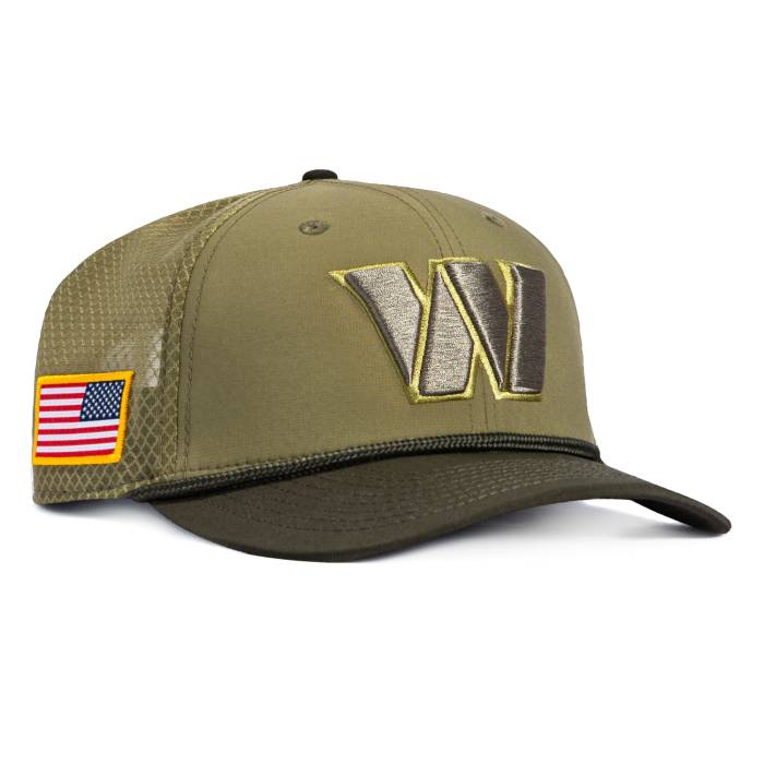 ニューエラ New Era 【 9Seventy Salute To Service Washington Commanders United States Flag Patch Stretch Snapback Hat Men Olive / Black 】 ワシントン ユナイテッド Snapback スナップバック バッグ メンズ olive オリーブ 黒