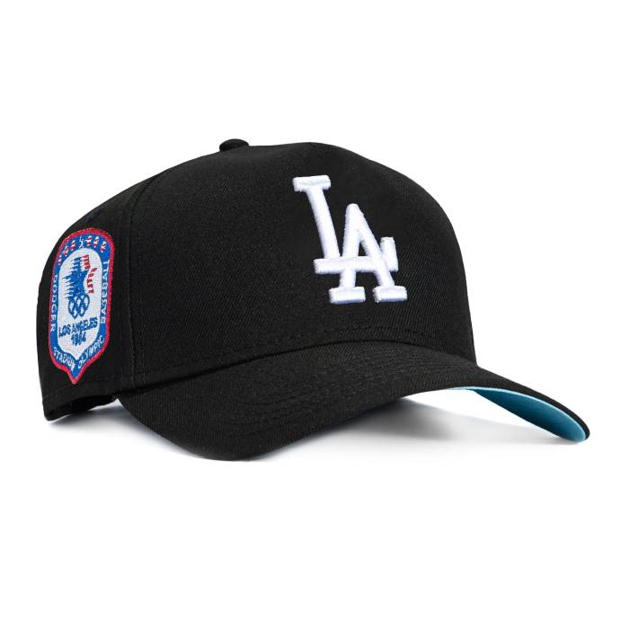 ニューエラ New Era 【 9Forty A-Frame Los Angeles Dodgers 1984 Olympic Stadium Patch Light Blue Uv Snapback Hat Men Black / White 】 ドジャース オリンピック スタジアム 青色 ブルー Snapback スナップバック バッグ メン 17,352円