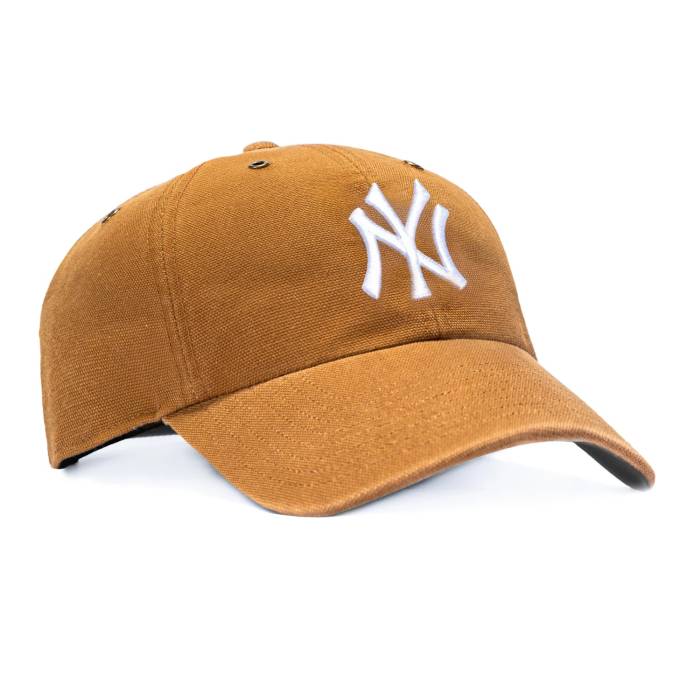 フォーティーセブンブランド 47 Brand 【 X Carhartt Cleanup New York Yankees Adjustable Hat Men Brown 】 ヤンキース メンズ 赤銅色 赤銅色
