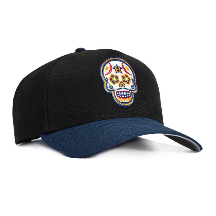 ニューエラ New Era 【 9Forty A-Frame Houston Astros Sugar Skull Snapback Hat Men Black / Navy 】 ヒューストン アストロズ Snapback スナップバック バッグ メンズ 黒色 ブラック 紺色 ネイビー|スニケス
