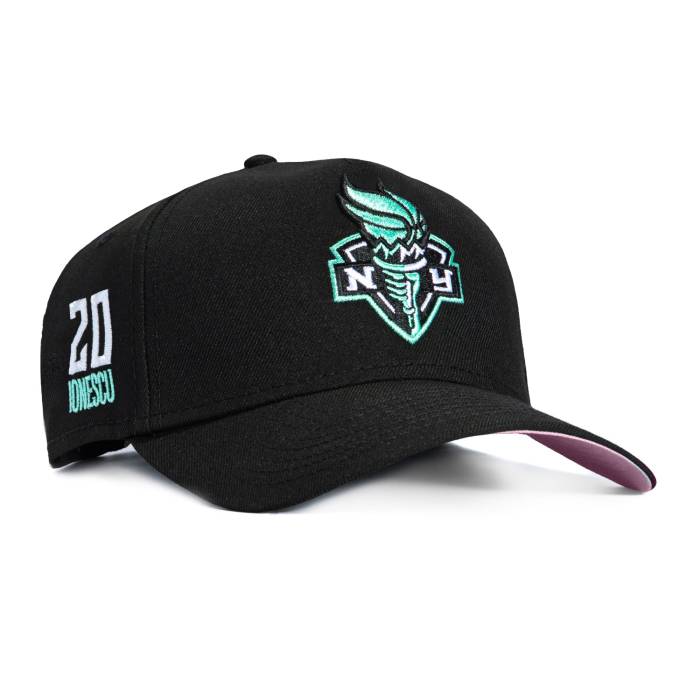 ニューエラ New Era 【 9Forty A-Frame New York Liberty 20 Ionescu Patch Pink Uv Snapback Hat Men Black 】 pink ピンク Snapback スナップバック バッグ メンズ 黒色 ブラック｜スニケス