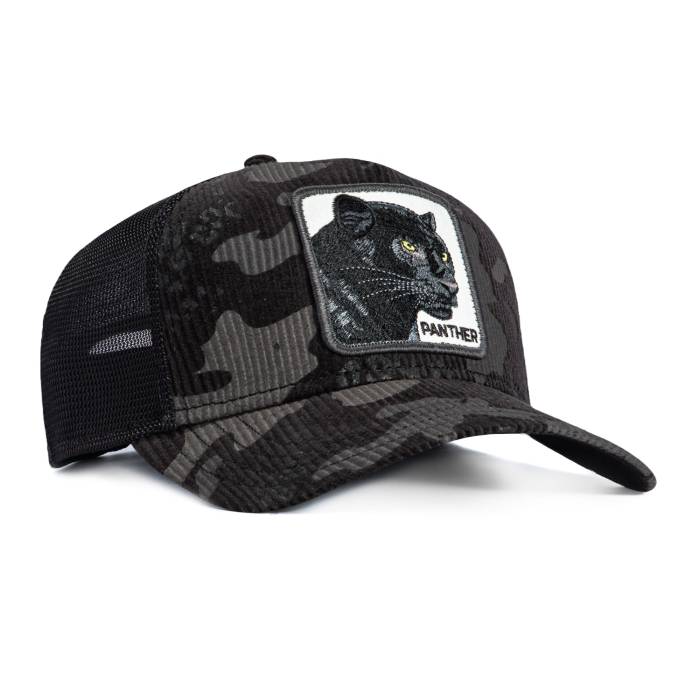 【★百貨店SALE★6/11真夜中2時迄】Goorin Bros 【 Panther Adjustable Trucker Snapback Hat Men Black 】 トラッカー Snapback スナップバック 御徒面子 メンズ 黒いこと 黒いこと