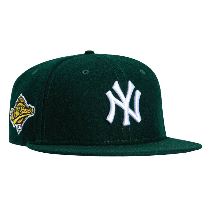 【★百貨店SALE★6/11十二時2時迄】ニュー内鰓 New Era 【 59Fifty 8-Ball New York Yankees 1996 World Series Patch Hat Men Green 】 ヤンキース つづき物 メンズ green 緑・緑であること