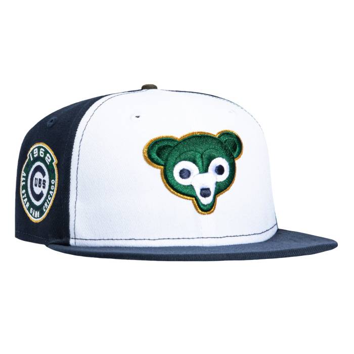 ニューエラ New Era 【 59Fifty Chicago Cubs 1962 All Star Game Patch Rail Realtree Uv Hat Men White / Navy 】 シカゴ カブス Game ゲーム メンズ 白色 ホワイト 紺色 ネイビー｜スニケス