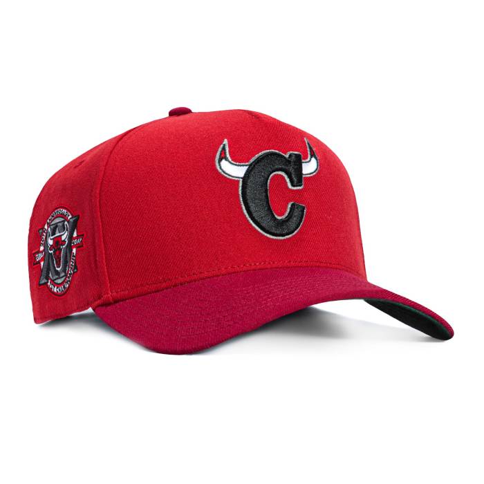 ミッチェルアンドネス Mitchell And Ness 【 Mitchell & Ness Pro Pinch Chicago Bulls 20Th Anniversary Patch Snapback Hat Men Red 】 プロ シカゴ ブルズ Snapback スナップバック バッグ メンズ Red 赤・レッド