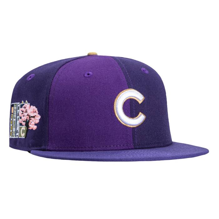 ニューエラ New Era 【 59Fifty Chicago Cubs 2025 Tokyo Series Patch Pinwheel Hat Men Purple / Purple 】 シカゴ カブス シリーズ メンズ Purple 紫・パープル｜スニケス