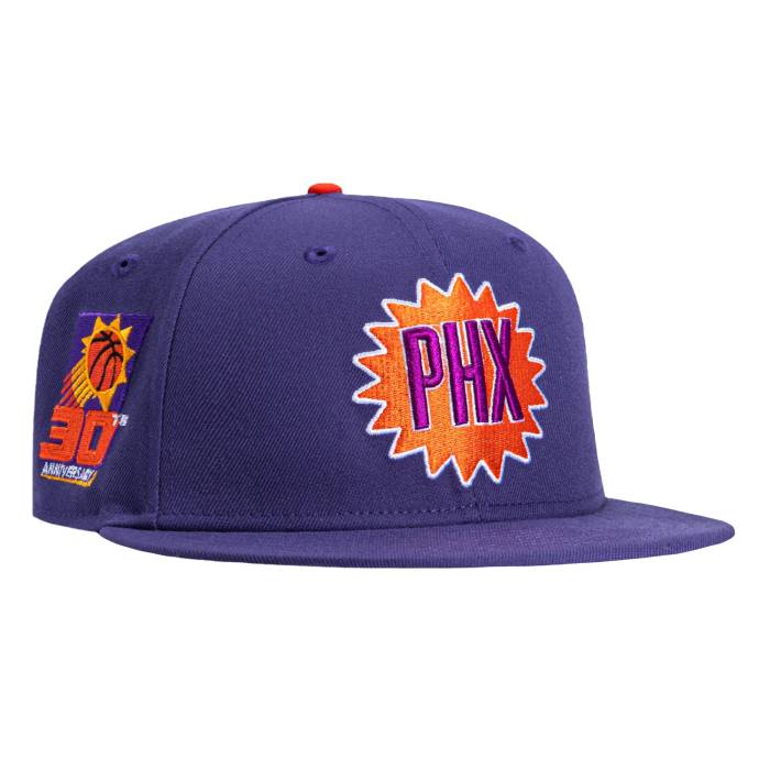 ニューエラ New Era 【 59Fifty Phoenix Suns 30Th Anniversary Patch 1968 Alternate Hat Men Purple 】 フェニックス サンズ メンズ Purple 紫・パープル｜スニケス
