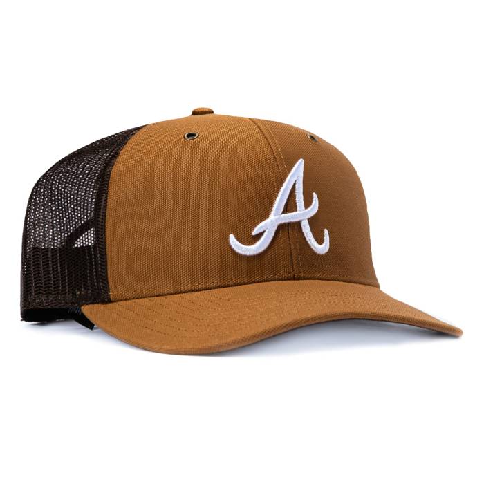 フォーティーセブンブランド 47 Brand 【 X Carhartt Trucker Atlanta Braves Adjustable Snapback Hat Men Black 】 トラッカー ジョージアの州都 ブレーブス Snapback スナップバック 御徒面子 メンズ 黒いこと 黒いこと