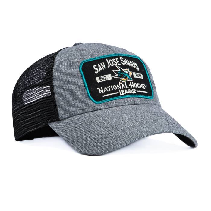 フォーティーセブンブランド 47 Brand 【 Mvp San Jose Sharks Est. 1991 Patch Trucker Snapback Hat Men Charcoal 】 シャークス トラッカー Snapback スナップバック バッグ メンズ チャコール｜スニケス 15,768円