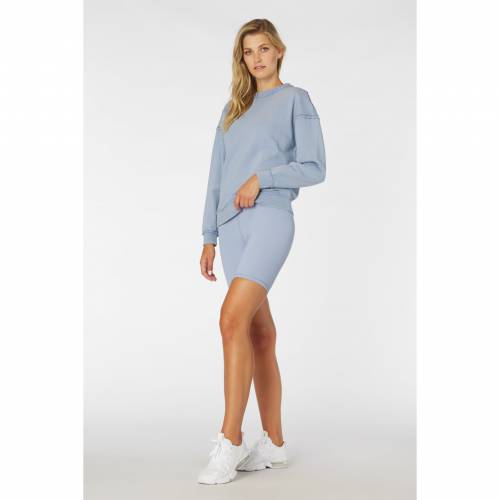 青色 ブルー L'URV レディース 【 ELORA SHORT DUSTY BLUE 】 スポーツ アウトドア フィットネス トレーニング レディース パンツ