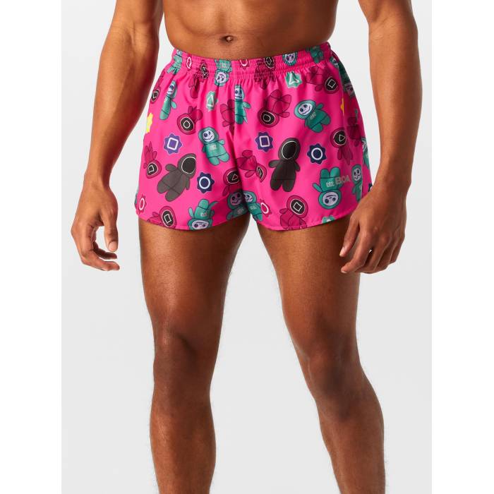 【★百貨店SALE★6/11十二時2時迄】Boa 【 Men\u0027s 3\" Half Split Short Red Stop Green Go Men Red Stop Green Go 】 メンズ 二分の一 Red 赤・赤いこと green 緑・緑であること メンズ Red 赤・赤いこと green 緑・緑であること"