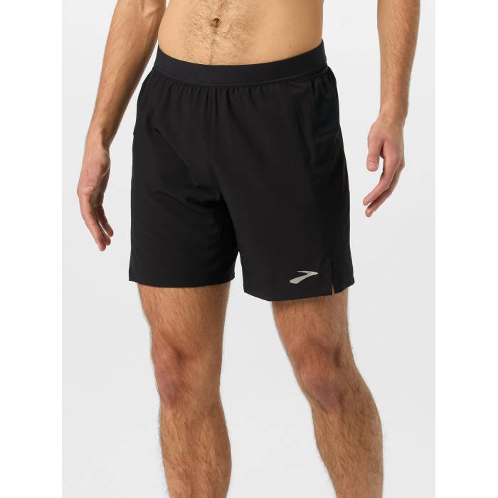 【★百貨店SALE★6/11十二時2時迄】ブルックス Brooks 【 Men\u0027s Journey 7\" Short Men Black 】 メンズ メンズ 黒いこと 黒いこと"
